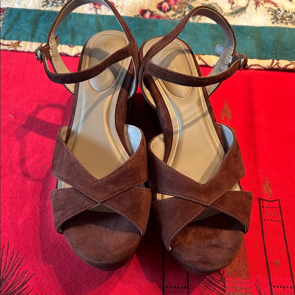 Giani Bernini Dark Brown Women's Sandals